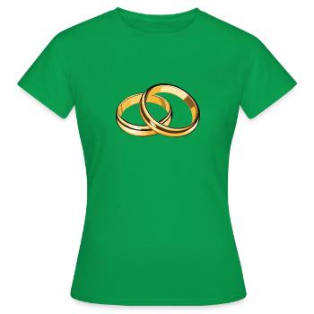 Symbole des alliances - T-shirt Femme - vert - Devant - AI Model Female 172 dark (172cm)