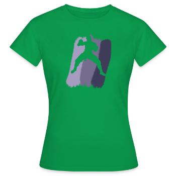 Arts martiaux mixtes Jiujitsu - T-shirt Femme - vert - Devant - AI Model Female 172 dark (172cm)