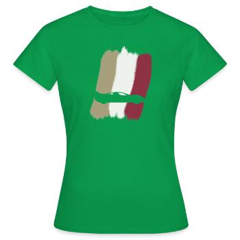 Autorennen Rennfahrer Flitzer - Frauen T-Shirt - Kelly Green - Vorne - AI Model Female 172 dark (172cm)