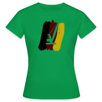 Construction de la maison de grue - T-shirt Femme - vert - Devant - AI Model Female 172 dark (172cm)