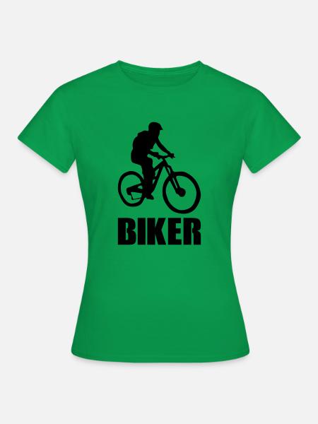 biker - Frauen T-Shirt - Kelly Green
