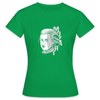 Mozart - Frauen T-Shirt - Kelly Green - Vorne - AI Model Female 172 dark (172cm)