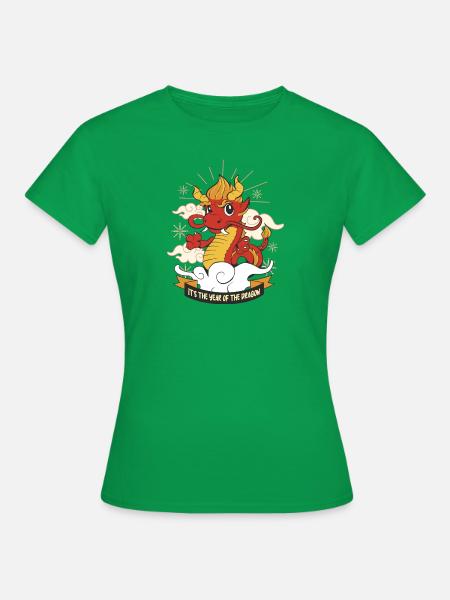 Chinesisches Neujahr Drache Vietnam I Geschenk - Frauen T-Shirt - Kelly Green
