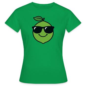 Limetten-Kopf - Frauen T-Shirt - Kelly Green - Vorne - AI Model Female 172 dark (172cm)