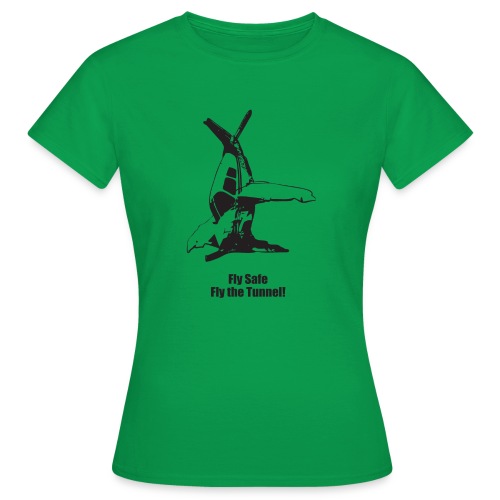 vlieg veilig vliegen tunnel - Vrouwen T-shirt
