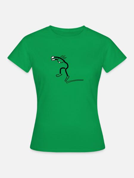 Turmspringer, Diver - Frauen T-Shirt - Kelly Green