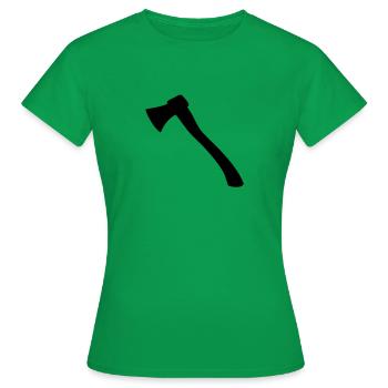 Axt - Frauen T-Shirt - Kelly Green - Vorne - AI Model Female 172 dark (172cm)
