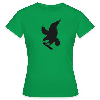 Aigle - soyez éveillé - T-shirt Femme - vert - Devant - AI Model Female 172 dark (172cm)
