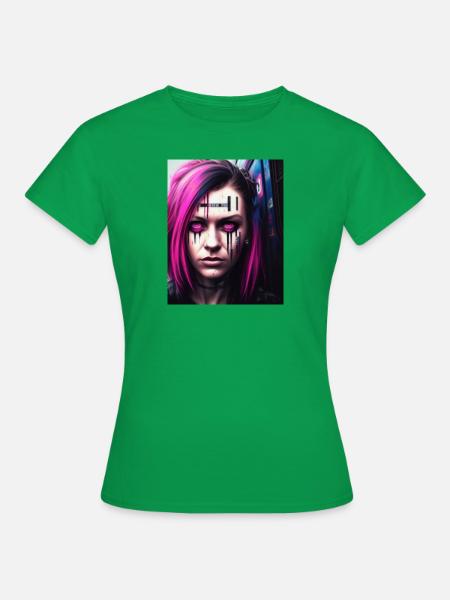 Einzigartige Graffiti Art - Frauen T-Shirt - Kelly Green
