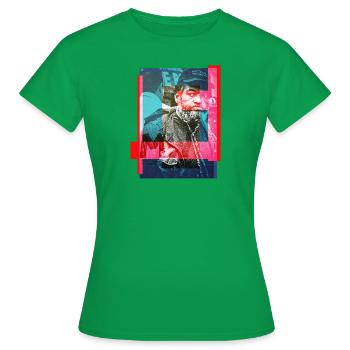 NYC Man - Analog Past 2023 - Frauen T-Shirt - Kelly Green - Vorne - AI Model Female 172 dark (172cm)
