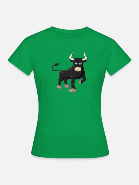 Bulle / Stier - Frauen T-Shirt - Kelly Green