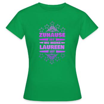 Épouse Laureen - T-shirt Femme - vert - Devant - AI Model Female 172 dark (172cm)