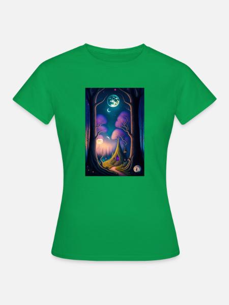 Magisches Paradis - Frauen T-Shirt - Kelly Green