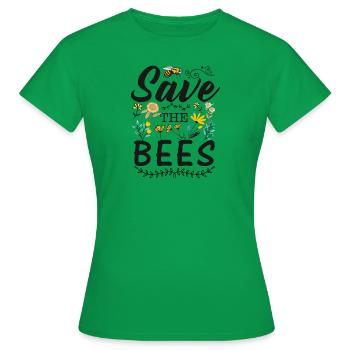 Save the bees, Save the Bees, Beekeepers - Women's T-Shirt - kelly green - Front - AI Model Female 172 dark (172cm)