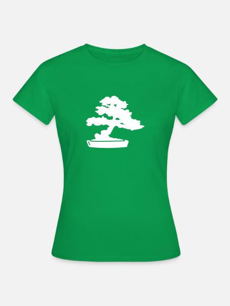 Bonsai Baum - Frauen T-Shirt - Kelly Green