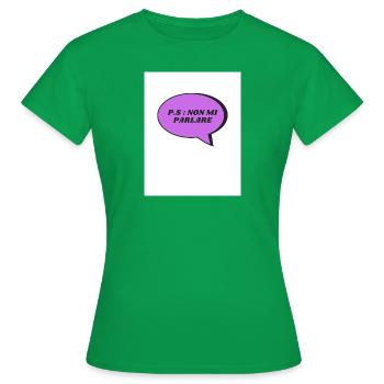 Funny phrase - Women's T-Shirt - kelly green - Front - AI Model Female 172 dark (172cm)