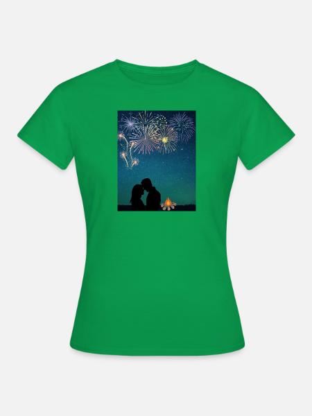 Romantik - Frauen T-Shirt - Kelly Green