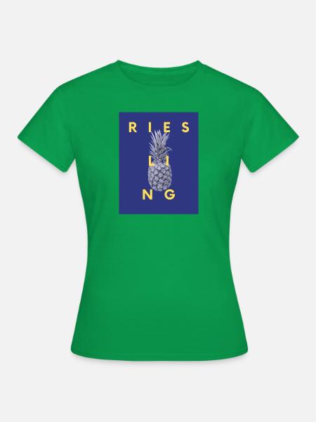 Riesling - Frauen T-Shirt - Kelly Green