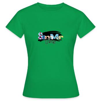 heure d’été / Heure d’été - T-shirt Femme - vert - Devant - AI Model Female 172 dark (172cm)