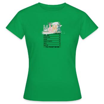 Cadeau de vie maman - T-shirt Femme - vert - Devant - AI Model Female 172 dark (172cm)