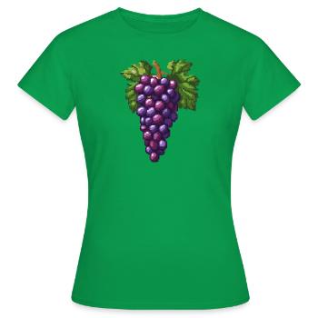 Raisins Pixel - T-shirt Femme - vert - Devant - AI Model Female 172 dark (172cm)