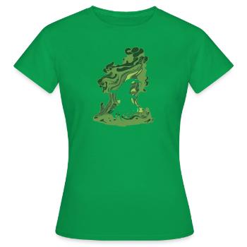 Witch Spell Cauldron - Women's T-Shirt - kelly green - Front - AI Model Female 172 dark (172cm)