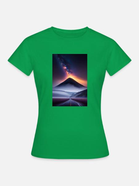 Fantasy Landschaft - Frauen T-Shirt - Kelly Green