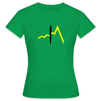 Vendez-moi ce stylo - T-shirt Femme - vert - Devant - AI Model Female 172 dark (172cm)