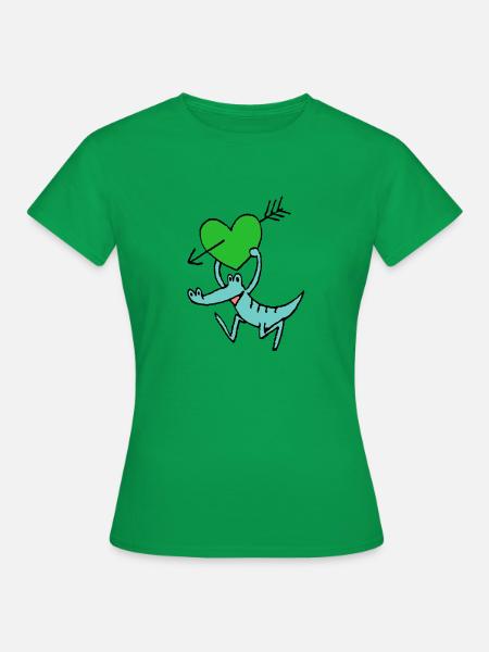 Krokodil - Frauen T-Shirt - Kelly Green