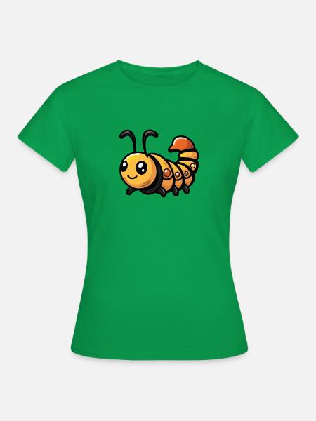 Wurm Comic - Frauen T-Shirt - Kelly Green