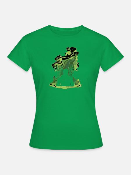 Cybersecurity Encryption Firewall - Frauen T-Shirt - Kelly Green