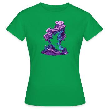 Fée Fantaisie Magie - T-shirt Femme - vert - Devant - AI Model Female 172 dark (172cm)