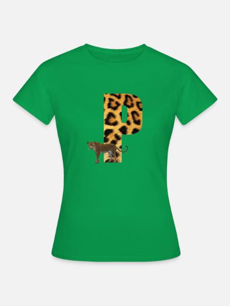 leopard p - Frauen T-Shirt - Kelly Green