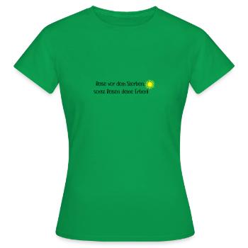 Voyage avant de mourir - T-shirt Femme - vert - Devant - AI Model Female 172 dark (172cm)