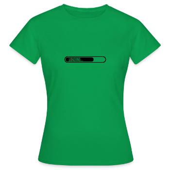 Ladebalken - Frauen T-Shirt - Kelly Green - Vorne - AI Model Female 172 dark (172cm)