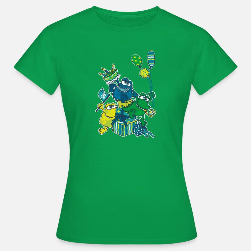 Monster Party - Frauen T-Shirt - Kelly Green
