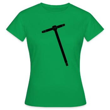 Inbusschlüssel C1 - Frauen T-Shirt - Kelly Green - Vorne - AI Model Female 172 dark (172cm)