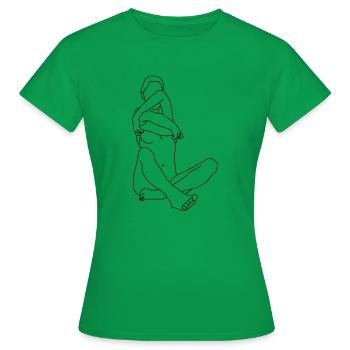 Chemise 2 - T-shirt Femme - vert - Devant - AI Model Female 172 dark (172cm)