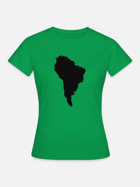 Südamerika - Frauen T-Shirt - Kelly Green