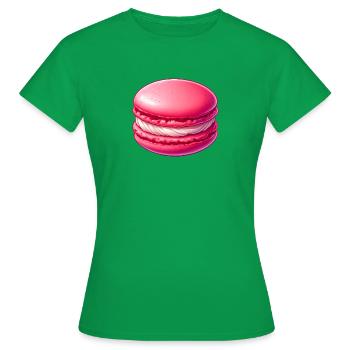 Macaroon Food Lover - Women's T-Shirt - kelly green - Front - AI Model Female 172 dark (172cm)