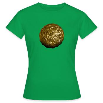 GOLDENERA - Frauen T-Shirt - Kelly Green - Vorne - AI Model Female 172 dark (172cm)