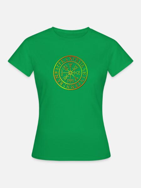 Vegvisir Bunt - Frauen T-Shirt - Kelly Green