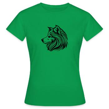 berger shetland - colleys - T-shirt Femme - vert - Devant - AI Model Female 172 dark (172cm)