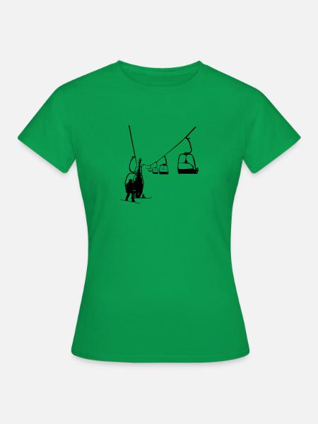 Télésiège - T-shirt Femme - vert