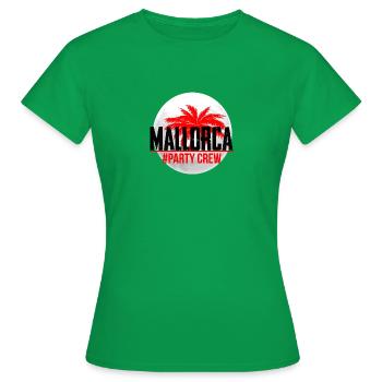 Mallorca party crew - T-shirt Femme - vert - Devant - AI Model Female 172 dark (172cm)