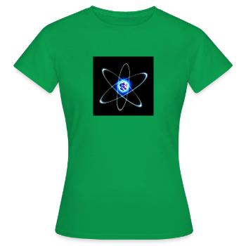 Atome nucléaire - T-shirt Femme - vert - Devant - AI Model Female 172 dark (172cm)