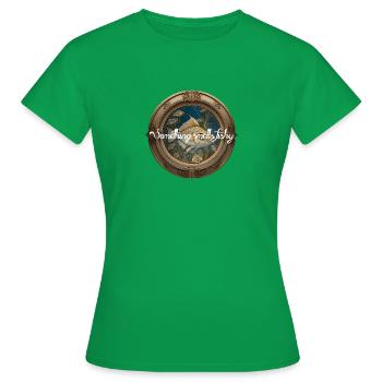 SOMETHING SMELLS FISHY - Women's T-Shirt - kelly green - Front - AI Model Female 172 dark (172cm)