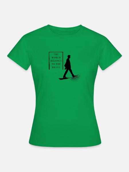 Mensch, Gedanke - Frauen T-Shirt - Kelly Green