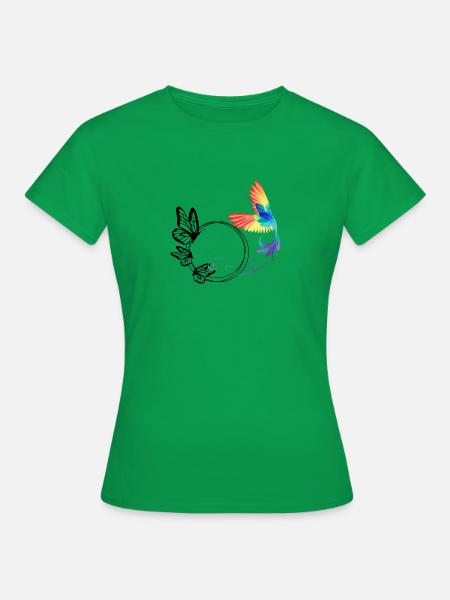 Vogel - Frauen T-Shirt - Kelly Green