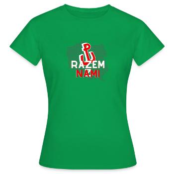 Pologne - T-shirt Femme - vert - Devant - AI Model Female 172 dark (172cm)